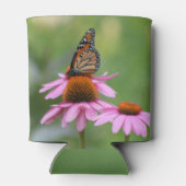 （昆虫）オオカバマダラ、モナークオンエキナセア 缶クーラー (裏面)