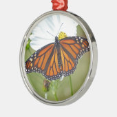（昆虫）オオカバマダラ、モナークオンコスモス メタルオーナメント (左)