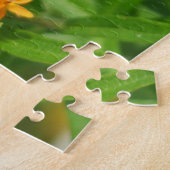 (昆虫)オオカバマダラ、モナークオンバタフライウィードジグソーパズル ジグソーパズル (側面)