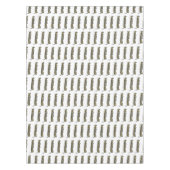 （昆虫）オオカバマダラ、モナークキャタピラ漫画イラストレーション テーブルクロス (正面)