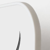 （昆虫）オオカバマダラ、モナークキャタピラ漫画イラストレーション ピックルボールラケット (左詳細)