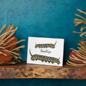 （昆虫）オオカバマダラ、モナークキャタピラ漫画イラストレーション フォトプラーク (側面)