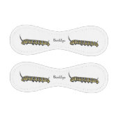 （昆虫）オオカバマダラ、モナークキャタピラ漫画イラストレーション 野球ボール (パネル)