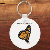 （昆虫）オオカバマダラ、モナークキーチェーン キーホルダー (正面)