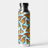 （昆虫）オオカバマダラ、モナークチョイ図解入りの、写真付きのオンアクアクラウド ウォーターボトル (右面)