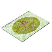 （昆虫）オオカバマダラ、モナークバタフライアートジャーナル ノートブック (左側)