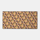 (昆虫)オオカバマダラ、モナークバタフライアートパターンデスクマットパッド デスクマット (正面)