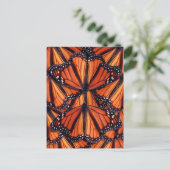 （昆虫）オオカバマダラ、モナークバタフライアートポストカード ポストカード (スタンド正面)