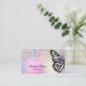 （昆虫）オオカバマダラ、モナークバタフライイベントプランナーライフコーチビジネス 名刺 (スタンド正面)