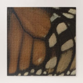 （昆虫）オオカバマダラ、モナークバタフライウィングクローズアップ ジグソーパズル (横)