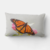（昆虫）オオカバマダラ、モナークバタフライウイングランバーピロー ランバークッション (裏面)