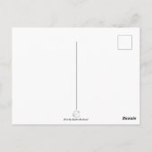 （昆虫）オオカバマダラ、モナークバタフライオンアダリア空白の ポストカード (裏面)