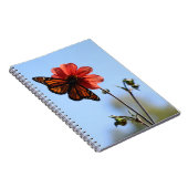 （昆虫）オオカバマダラ、モナークバタフライオンアダリア ノートブック (右側)