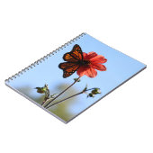 （昆虫）オオカバマダラ、モナークバタフライオンアダリア ノートブック (左側)