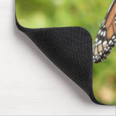 （昆虫）オオカバマダラ、モナークバタフライオンパープルバタフライブッシュ マウスパッド (コーナー)