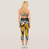 （昆虫）オオカバマダラ、モナークバタフライカインスパイアプリレギンス カプリレギンス (裏面)