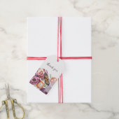 (昆虫)オオカバマダラ、モナークバタフライガーデン絵を描ズギフトラベル ギフトタグ (より糸付き)