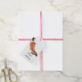 （昆虫）オオカバマダラ、モナークバタフライギフトラベル ギフトタグ (より糸付き)