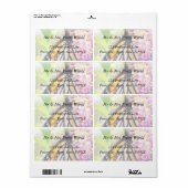 （昆虫）オオカバマダラ、モナークバタフライシッピングネクター ラベル (フルシート)