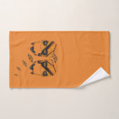 (昆虫)オオカバマダラ、モナークバタフライスカルタオルセットアートホームデコール バスタオルセット (ハンドタオル)