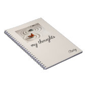 （昆虫）オオカバマダラ、モナークバタフライゼンガーデンノートブック6.5 x 8.75 ノートブック (右側)