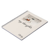 （昆虫）オオカバマダラ、モナークバタフライゼンガーデンノートブック6.5 x 8.75 ノートブック (左側)