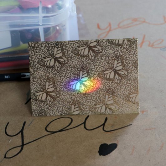 (昆虫)オオカバマダラ、モナークバタフライデイジーアートデイジー(昆虫)オオカバマダラ、モナーク 箔カード