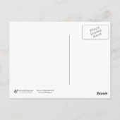 (昆虫)オオカバマダラ、モナークバタフライフェアリーハガキ ポストカード (裏面)