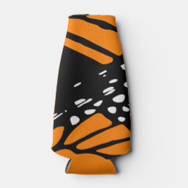 （昆虫）オオカバマダラ、モナークバタフライブラック – ホワイト – オレンジ適合 ボトルクーラー