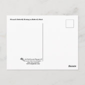 (昆虫)オオカバマダラ、モナークバタフライポストカード ポストカード (裏面)