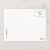 （昆虫）オオカバマダラ、モナークバタフライポストカード ポストカード (裏面)