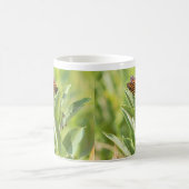 (昆虫)オオカバマダラ、モナークバタフライマグ コーヒーマグカップ (中央)