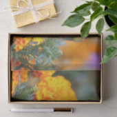 （昆虫）オオカバマダラ、モナークバタフライマリゴールド写真 薄葉紙 (ギフト)