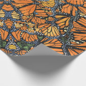（昆虫）オオカバマダラ、モナークバタフライラッピング紙 ラッピングペーパー (角)