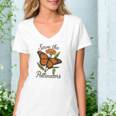 （昆虫）オオカバマダラ、モナークバタフライラバーギフトアイディア Tシャツ