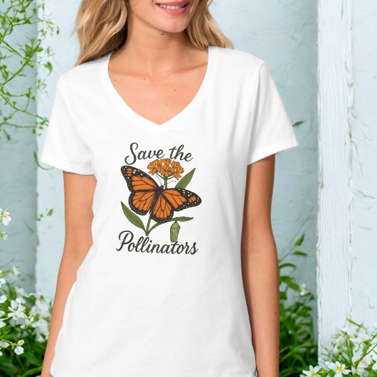 （昆虫）オオカバマダラ、モナークバタフライラバーギフトアイディア Tシャツ