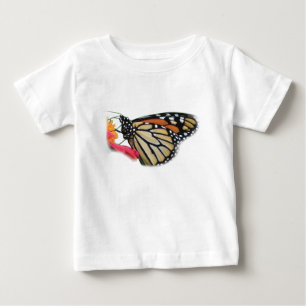 (昆虫)オオカバマダラ、モナークバタフライ写真 ベビーTシャツ
