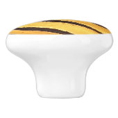 （昆虫）オオカバマダラ、モナークバタフライ抽象芸術セラミックノブ セラミックノブ (側面)