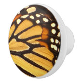 （昆虫）オオカバマダラ、モナークバタフライ抽象芸術セラミックノブ セラミックノブ (右)