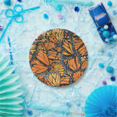 （昆虫）オオカバマダラ、モナークバタフライ紙プレート ペーパープレート (パーティー)