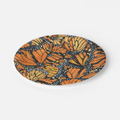 （昆虫）オオカバマダラ、モナークバタフライ紙プレート ペーパープレート (アングル)