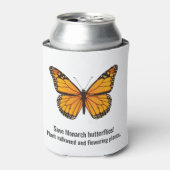 （昆虫）オオカバマダラ、モナークバタフライ缶冷却器 缶クーラー (缶正面)