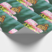 （昆虫）オオカバマダラ、モナークバタフライ美しい包装紙 ラッピングペーパー (角)