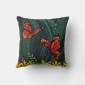 (昆虫)オオカバマダラ、モナークバタフライ2月6_21 クッション (裏面)