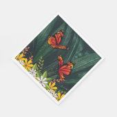 （昆虫）オオカバマダラ、モナークバタフライ2月6_21 スタンダードランチョンナプキン (角)