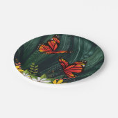 （昆虫）オオカバマダラ、モナークバタフライ2月6_21 ペーパープレート (アングル)