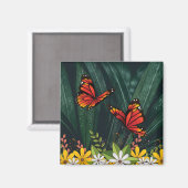 （昆虫）オオカバマダラ、モナークバタフライ2月6_21 マグネット (正面/裏面)