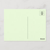 (昆虫)オオカバマダラ、モナークバタフライ&キャタピラー引用文はがき ポストカード (裏面)