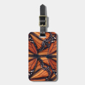 （昆虫）オオカバマダラ、モナークバタフライ ラゲッジタグ (正面縦)