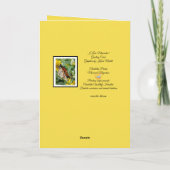 (昆虫)オオカバマダラ、モナークバタフライ – 誕生日カード カード (裏面)